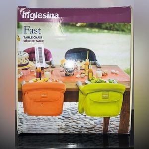 Fast Table Chair. High Chair. Compact, Portable & Foldable. Leaves No Scratches